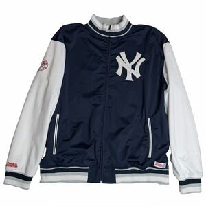 Stitches New York Yankees Navy, White & Gray Full Zip‎ Jacket Men's Size XXL